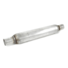 Demper RVS Rond - Ø 44.5 mm - 1.75 inch - Lengte: 410 mm - Dikte Demper: 76 mm