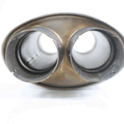 Demper RVS Duo - Ø 63.5 mm - 2.5 inch - Lengte: 315 mm - Breedte: 190 mm