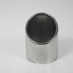 RVS Sierstuk – Extra schuin aflopend – Ø uitwendig 85 mm – lengte 110 mm