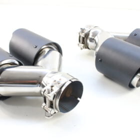 Set Sierstukken Carbon - Dubbel - Mat -Scherp - 90 mm & 100 mm