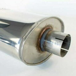 Alternative view of Demper RVS Ovaal - Ø 63.5 mm - 2.5 inch - Lengte: 500 mm - Breedte: 230 mm