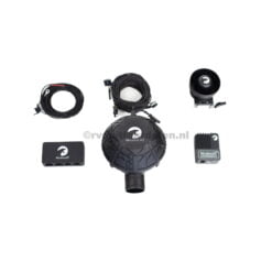 Alternative view of Soundbooster set - MaxHaust V4 compleet met hoge tonen speaker