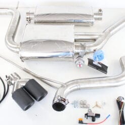 Alternative view of Klepuitlaat / Cat back uitlaatsysteem RVS - Volkswagen Golf 5 GTI