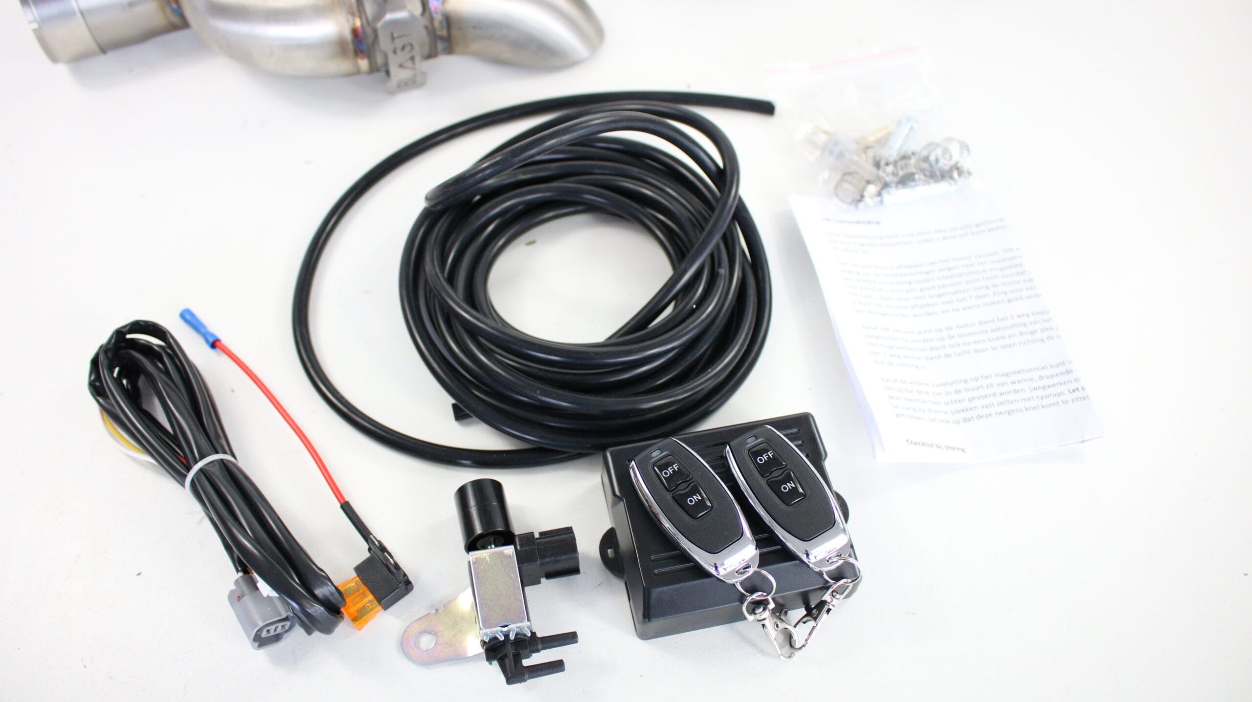 2 - Blast Uitlaat kleppen Cut out - JMTuning - complete set links en rechts - Afbeelding 6