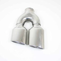 RVS Sierstuk SET– dubbel plat – Ø uitwendig 100 mm – lengte 280 mm