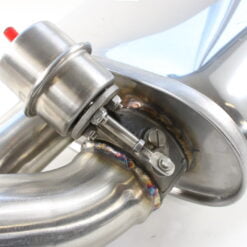 Klepuitlaat / Cat back uitlaatsysteem RVS - Volkswagen Polo 6C TSI ingezoomd