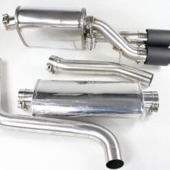 Alternative view of Klepuitlaat / Cat back uitlaatsysteem RVS - Volkswagen Polo 6 AW GTI 2017+