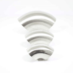 Lasbocht RVS 90 graden korte radius