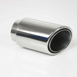 RVS Sierstuk –Schuin aflopend – Ø uitwendig 80 mm – Lengte: 145 mm- Binnenrand