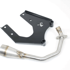 Akrapovic 50cc Vespa/Zip voorbocht en ophangbeugel voor de originele demper