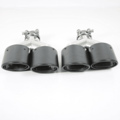 Sierstuk Carbon SET - Dubbel Ovaal - 105 x 73 mm