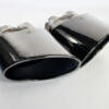 Sierstukken rs3 dubbel gevoed black chrome audi jmt