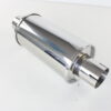Blanco Demper RVS Rond - Ø 63.5 mm - 2.5 inch - Lengte: 250 mm - Breedte: 135 mm