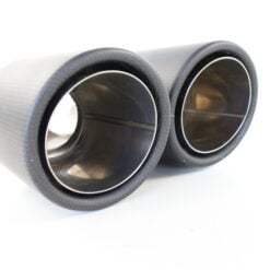 Alternative view of Sierstuk Carbon - Dubbel rond - mat afgerond - 100 mm - rechts