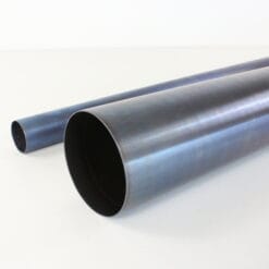 Blauwe Titanium rechte buis / pijp - 1000 mm