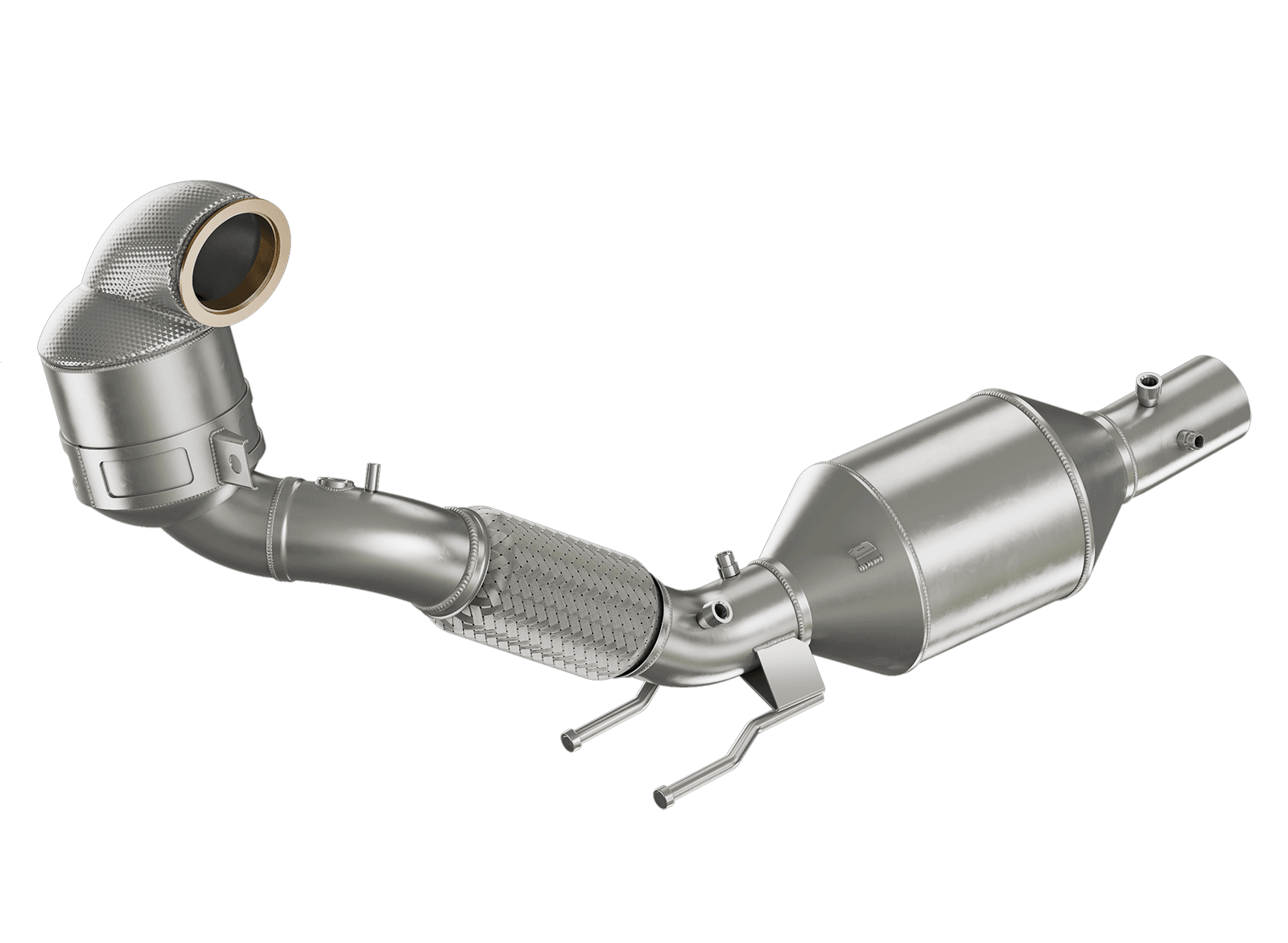 Downpipe - HJS - VW Polo AW GTI / Audi A1 II (2.0 - Euro 6 - OPF)