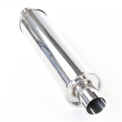 Blanco Demper RVS Rond - Ø 50.8 mm - 2 inch - Lengte: 420 mm - Breedte: 100 mm