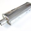 Blanco Demper RVS Ovaal - Ø 50.8 mm - 2 inch - Lengte: 420 mm - Breedte: 170 mm