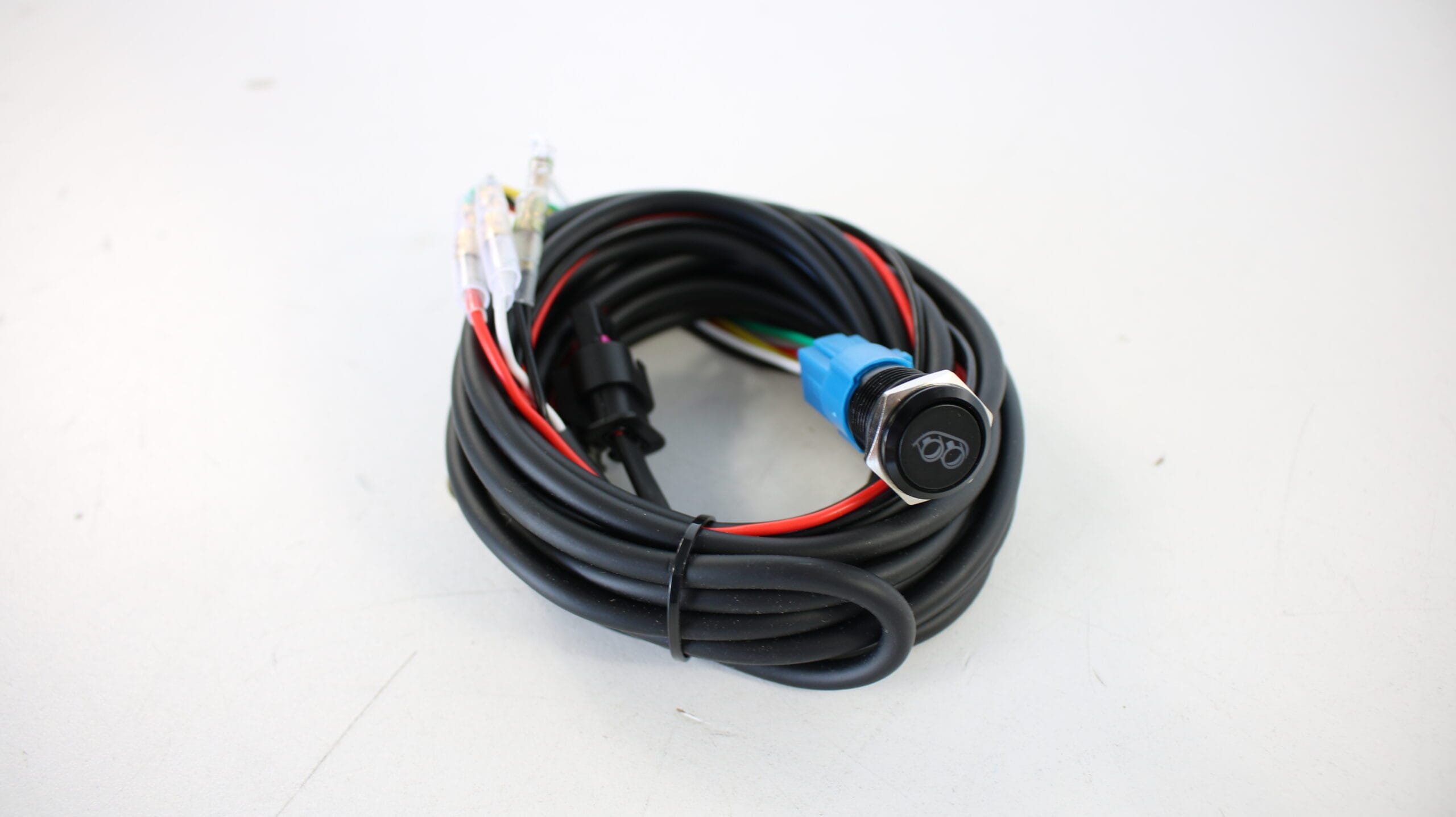 Elektrische klep motor 3-polig met knop/schakelaar - Afbeelding 2